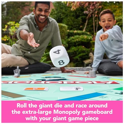 Giant Edition Family Board Game with Oversized Gameboard Cards Spinner U7841