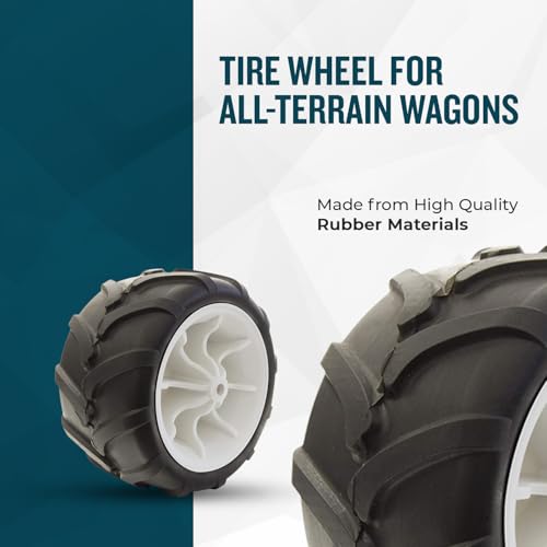 Heavy Duty Solid Tire Wheel for All-Terrain Wagons & Garden Carts A64280