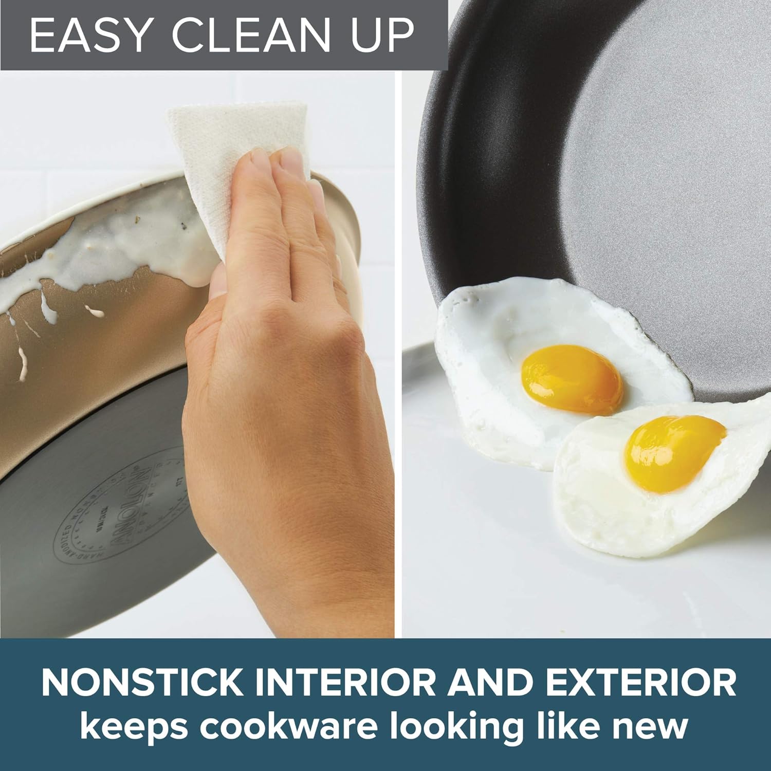 Nonstick Sauté Pan with Helper Handle, 5-Quart J87691