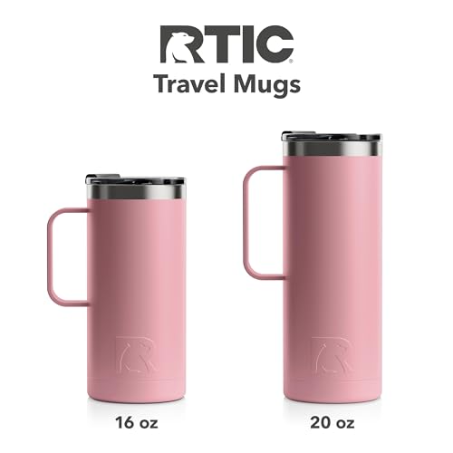20 oz Stainless Steel Vacuum-Insulated Travel Mug with Lid and Handle Z619276