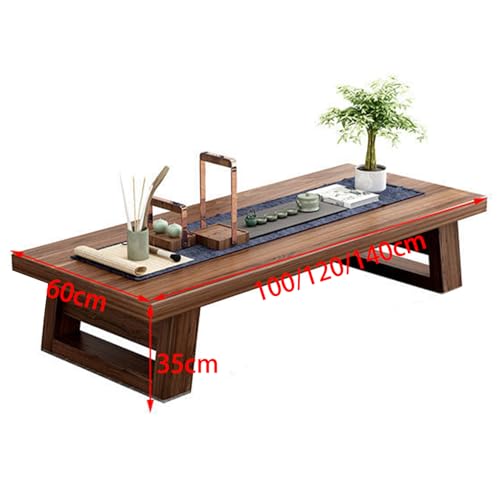 Japanese Floor Table Rectangular Tatami Low Table for Living Room I551