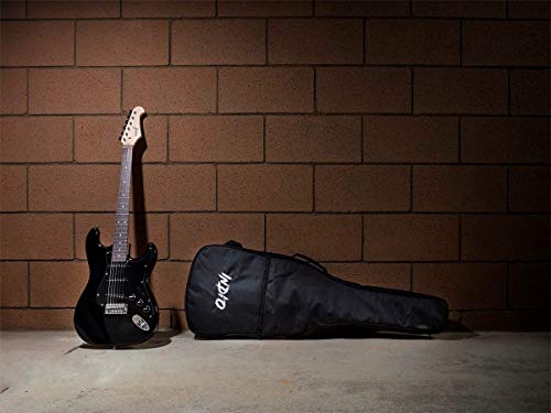 Electric Guitar - Black, 6 Strings, Double-Cutaway Solid Body, Right Handed A4560