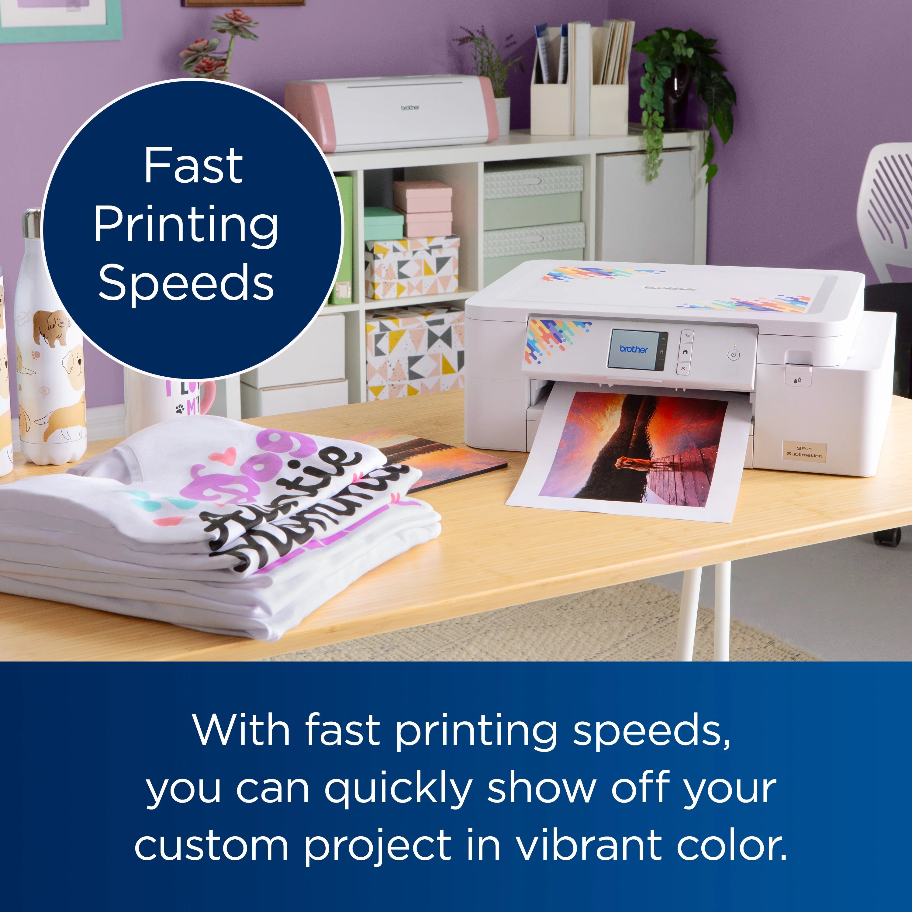 Sublimation Printer and 4-Color Ink Cartridge Set X13375