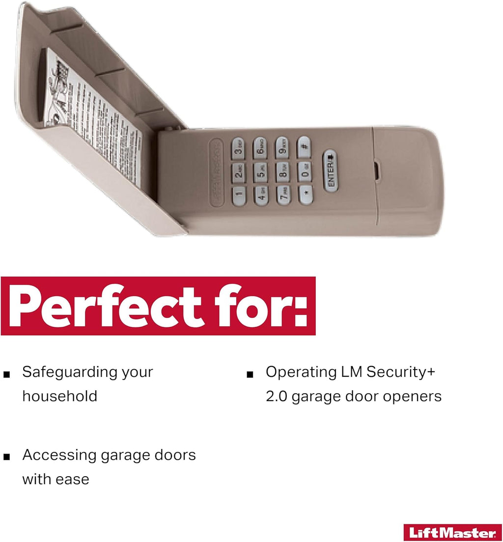 Wireless Keyless Entry Keypad for Garage Door Openers L4779