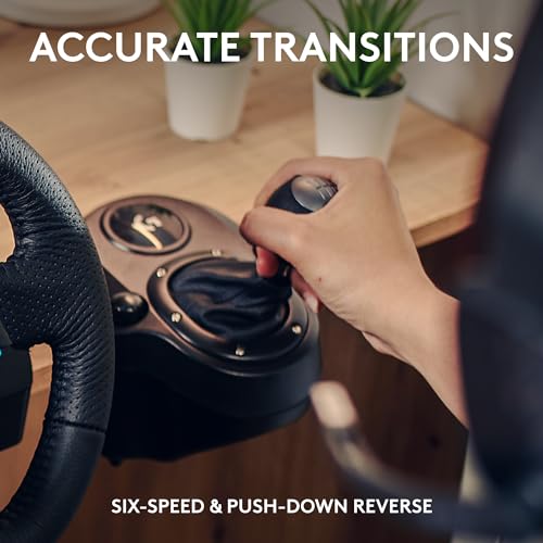 Racing Wheel and Pedals with Force Feedback and Shifter for Xbox, PC, Mac E1773