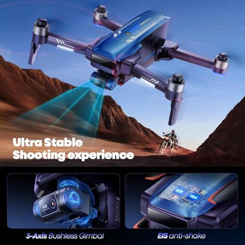 Drone with 8K Camera for Adults, 3-Axis Gimbal, 80min Flight Time A151759