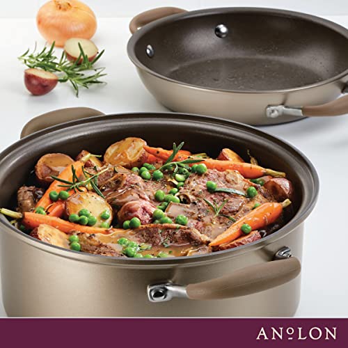 Hard-Anodized Nonstick Cookware Set with Dutch Oven and Pan G892182