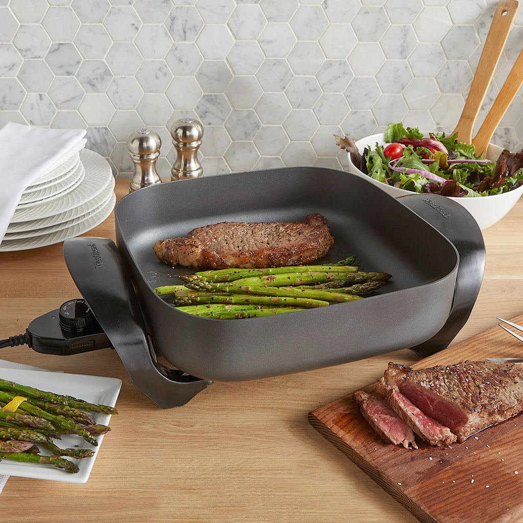 Electric Skillet with Nonstick Coating, 12-Inch C277838