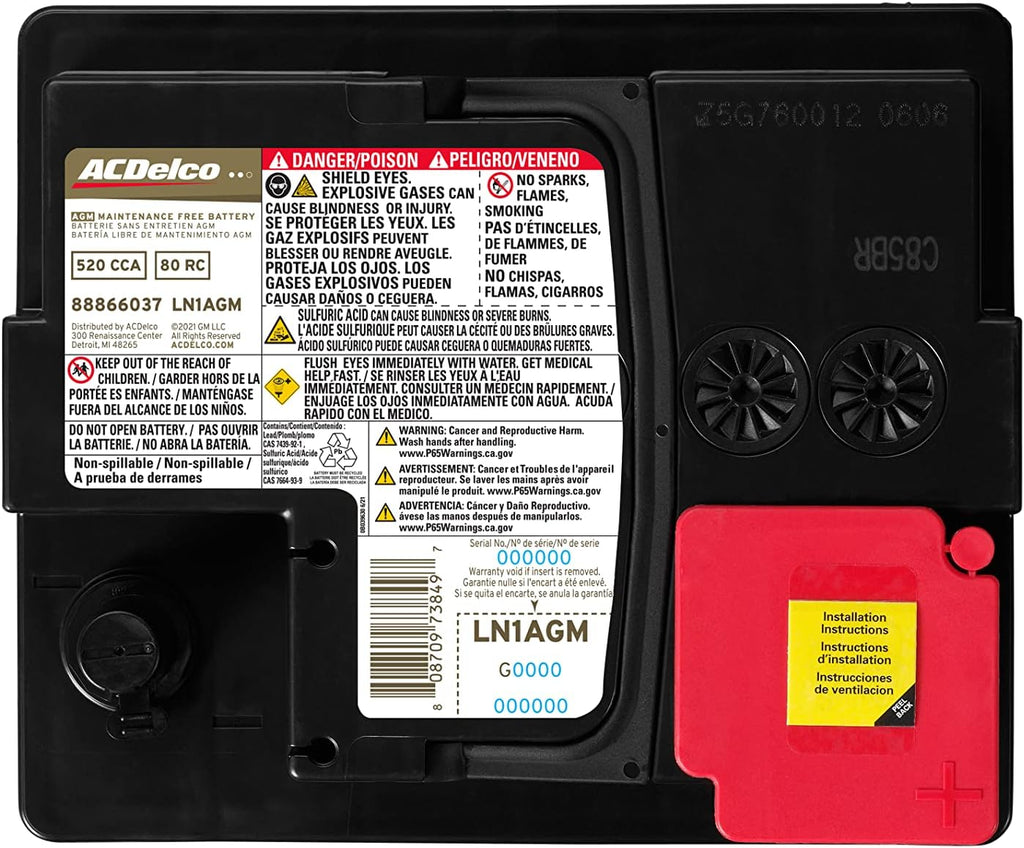 AGM BCI Group LN1 Battery R7866
