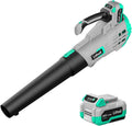 Litheli 20V Cordless Leaf Blower, Battery Leaf Blower for Cleaning Leaves, Dust, Snow on Lawn, Yard, Deck, with 4.0Ah Battery & Charger Included