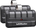 LiftMaster 894LT 4-Button Learning Garage Door Opener Remote Control - with Visor Clip - Use with myQ App - Works with Up to 4 Doors - Learning Remote Garage Door Opener - Sends a New Code - 2 Pack