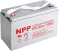 NP12V-100Ah 12 Volt 100Ah AGM SLA VRLA Rechargeable Battery, 1200+ Deep Cycle 100amp Battery, Safe Charger for Most Home Appliances, RV, Camping, Cabin, Marine, UPC, Trolling Motor and Off-Grid System