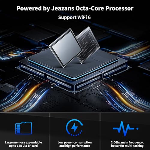 Android Tablet 10.1 Inch IPS HD Touch Screen, Dual Camera, 64GB Storage, 8-in-1 Kit with Keyboard and Case Q7426