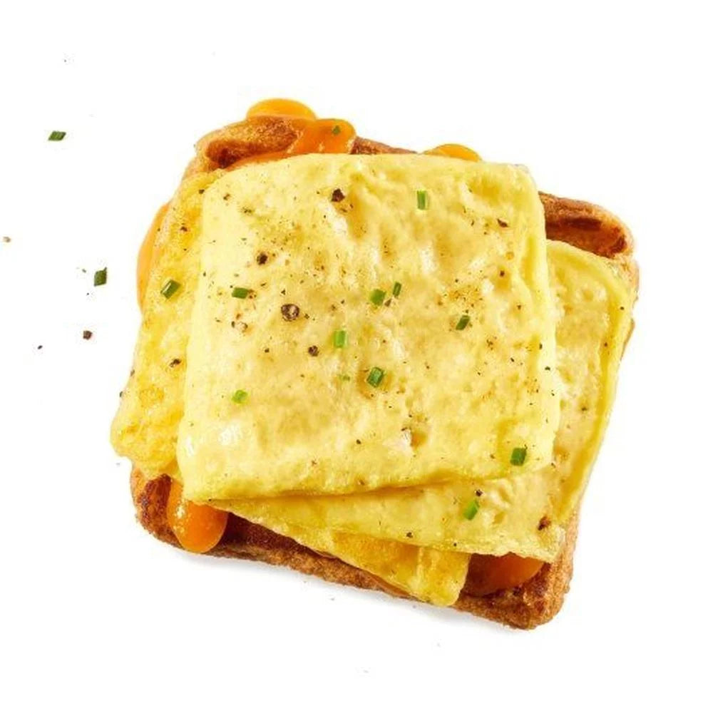 Folded Egg Patties, Plant Based, Fully Cooked, 2 oz A960297