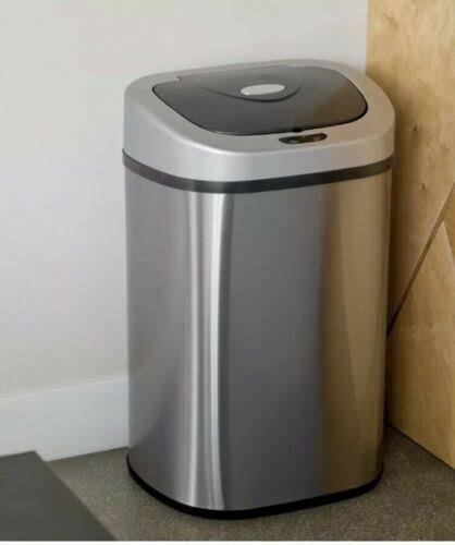 Motion Sensor Touchless 21.1 Gal Trash Can, Stainless Steel S643935