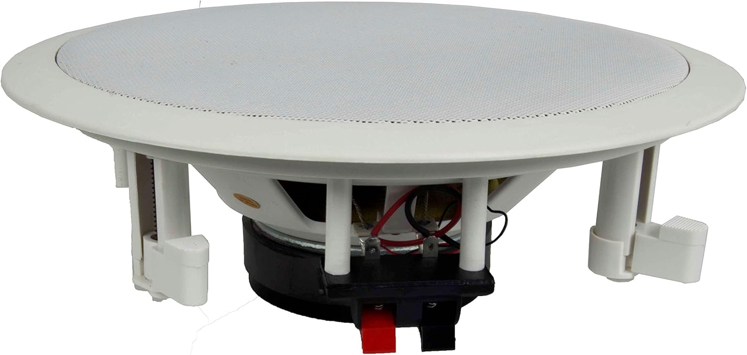 8" 1000W Round Wall And Ceiling Home Speakers 2 PAIR P8339
