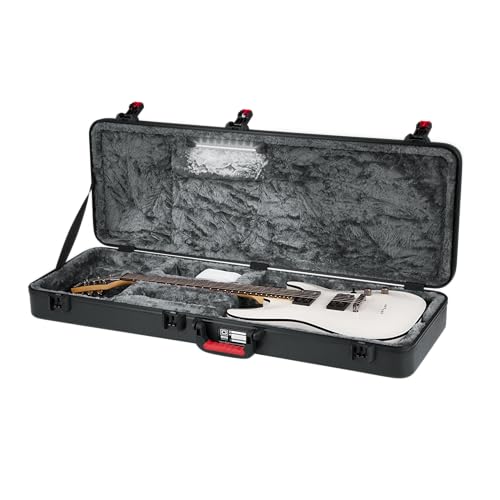 Molded Flight Case for Strat/Tele Style Electric Guitars with TSA Locking Latch U665