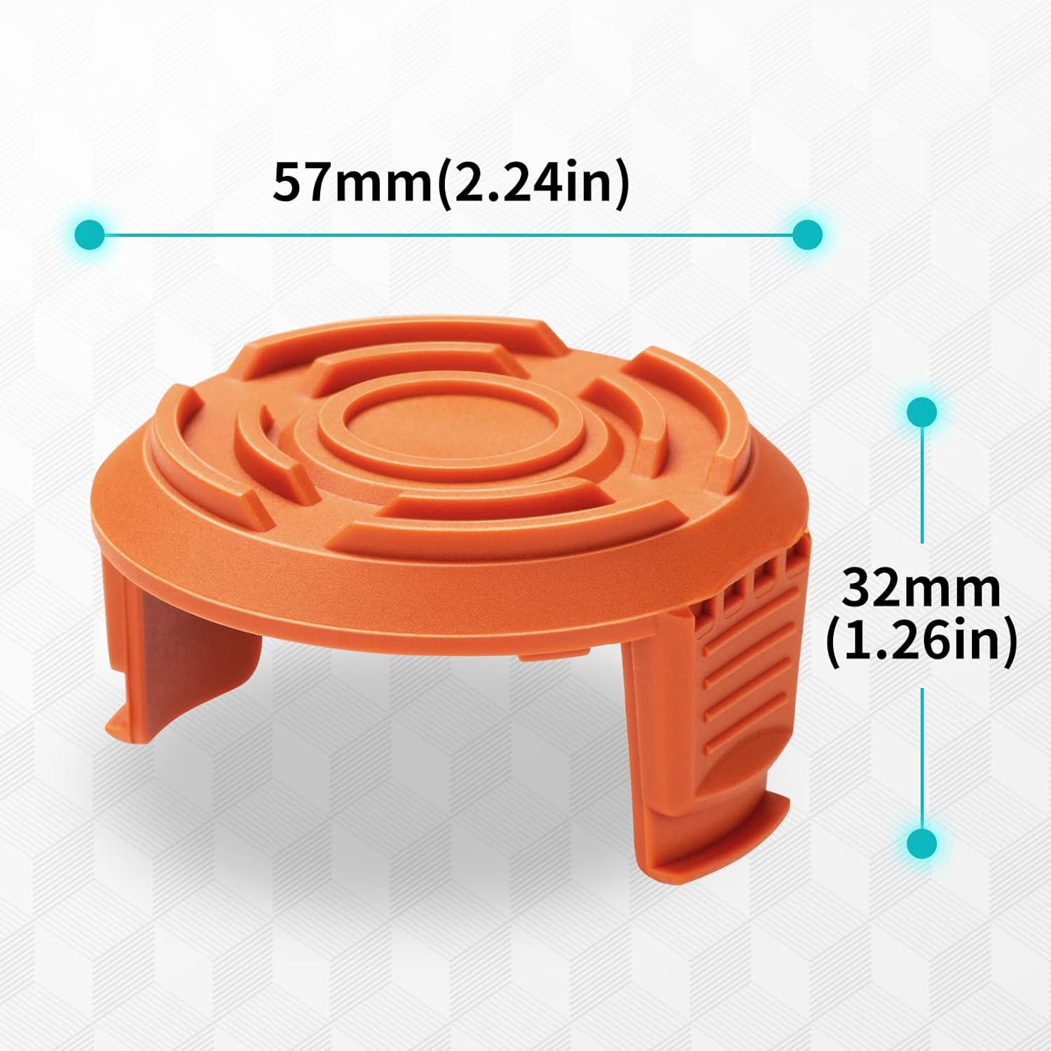 Trimmer Replacement Spool Cap Covers (3 Pack) A523