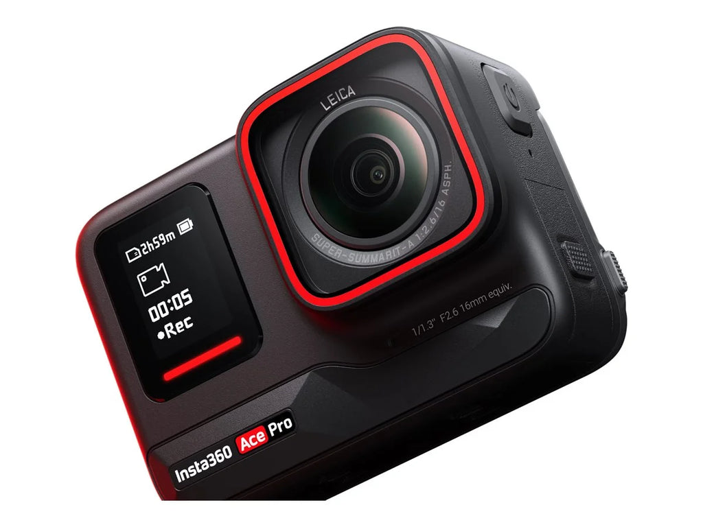 Insta360 Ace Pro - Action camera - 8K / 24 fps - Leica - Wi-Fi, Bluetooth - underwater up to 30ft - black