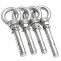 Lifting Eye Bolt,Anchor Bolts, 304 Stainless Steel Sleeve Anchor Concrete Expanding Rawl Bolts Expansion Eye Bolt Installation Artifact Hook Expansion Screws (Color : M8x90mm 2pcs)