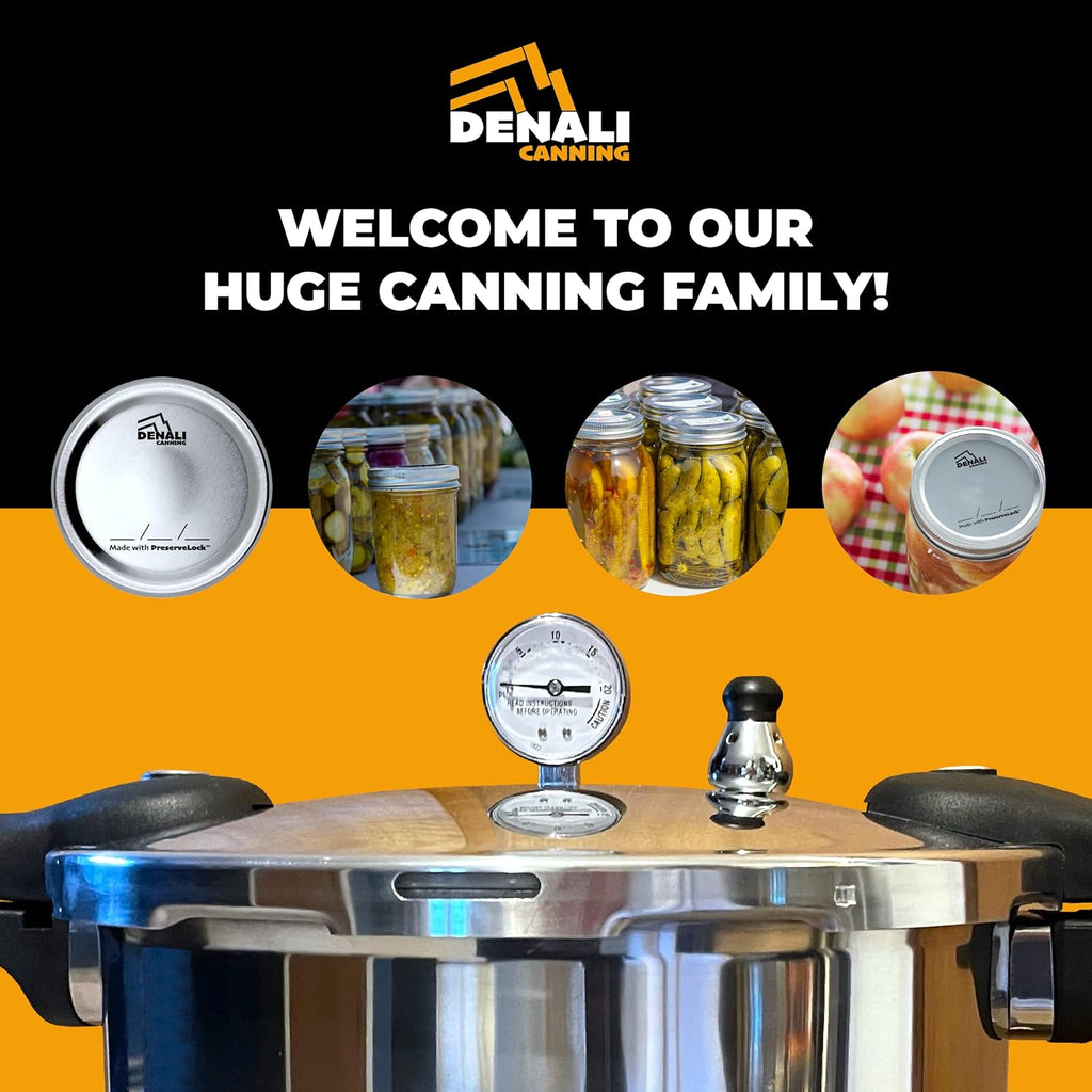 23 Quart Pressure Canner & Cooker, Induction Compatible, Aluminum & Stainless Steel E184