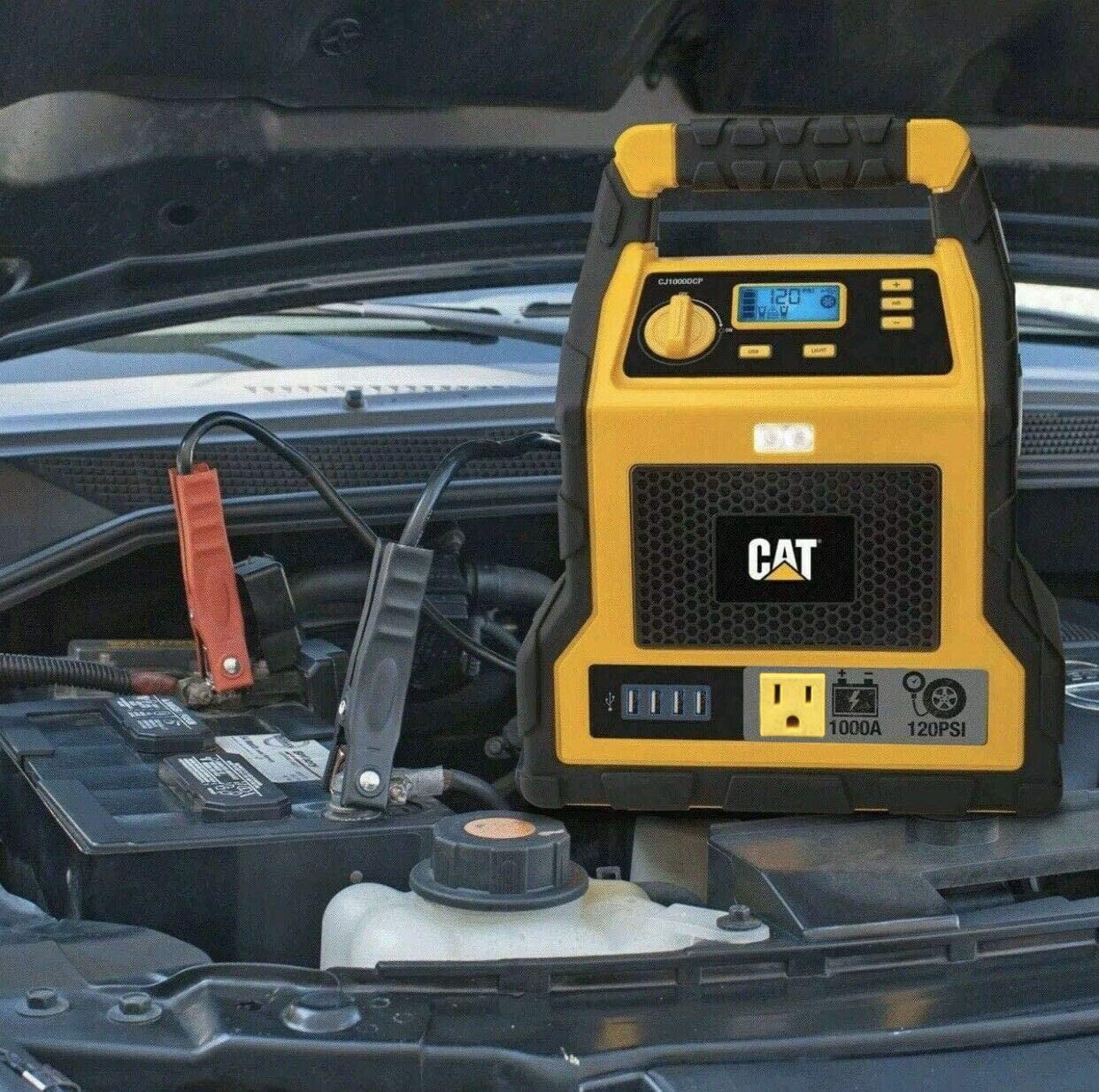 3-in-1 1000Amp Power Station with Jump Starter and Compressor R36936