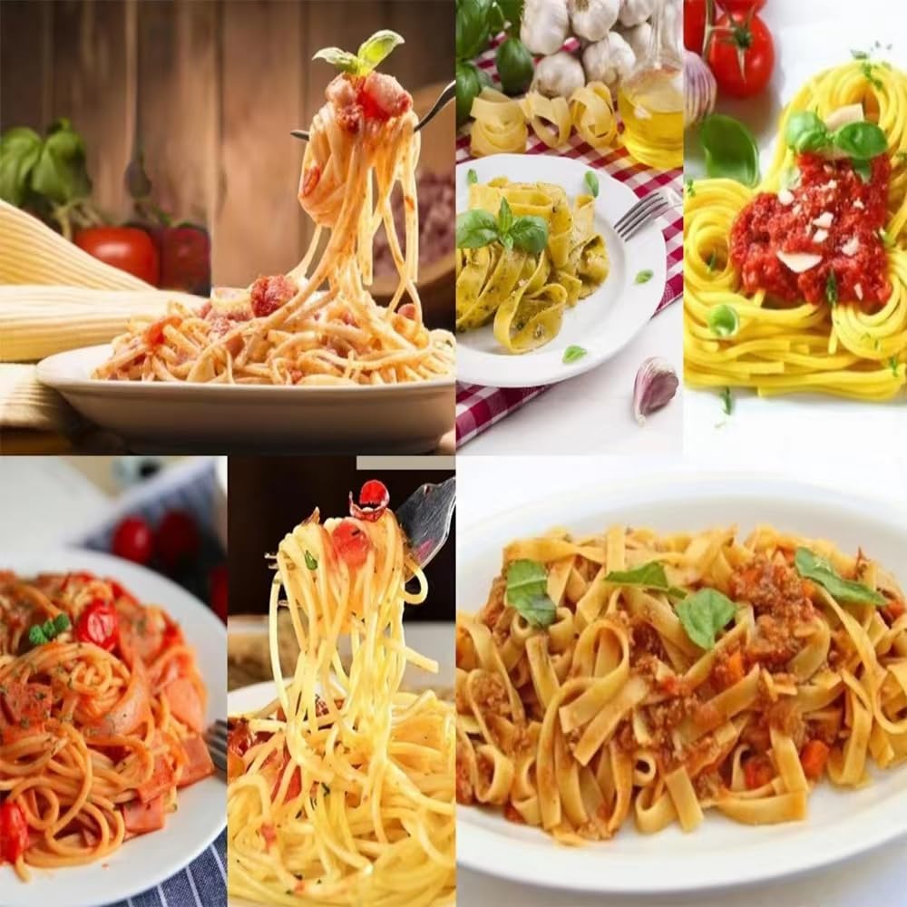 Handheld Electric Pasta Maker with Moulds and Cleaning Brush U540228