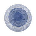 无品牌 Blue Cotton Yarn 30cm Round Insulation Mat (8set)