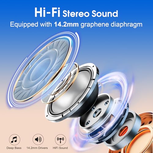 Wireless Earbuds Bluetooth 5.4 with Earhooks, IPX7 Waterproof P475856