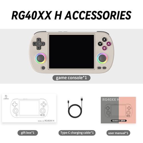 Retro Handheld Game Console with 4-Inch IPS Screen A575