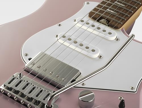Electric Guitar with Gig Bag, Ash Pink Q94066
