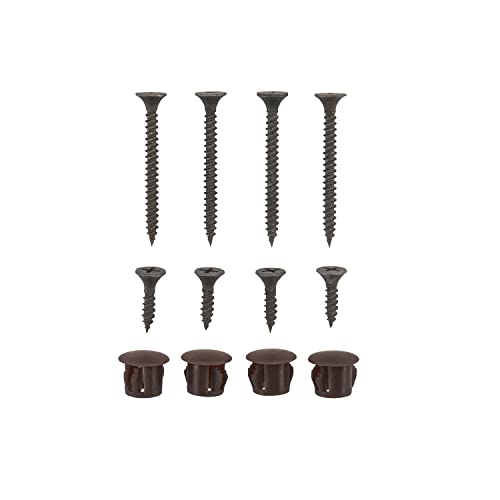 Indoor Gun Rack for 2-4 Rifles or Shotguns, Wall Mounted Wood with Metal Hooks K229530