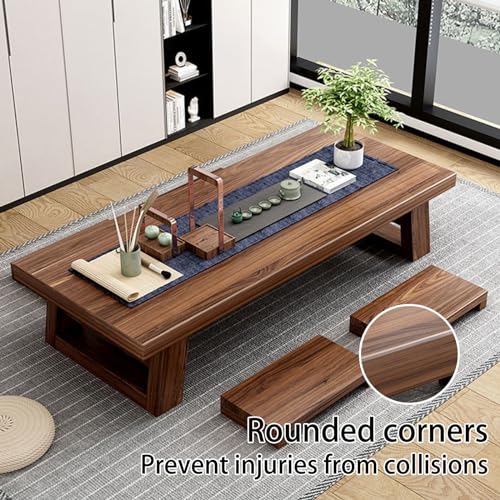 Japanese Floor Table Rectangular Tatami Low Table for Living Room I551