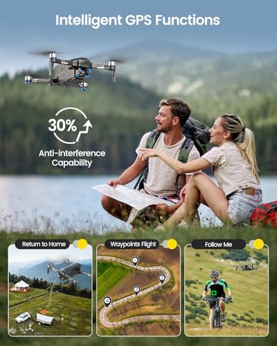 4K Camera GPS Drone with 3-Axis Gimbal for Adults D7908