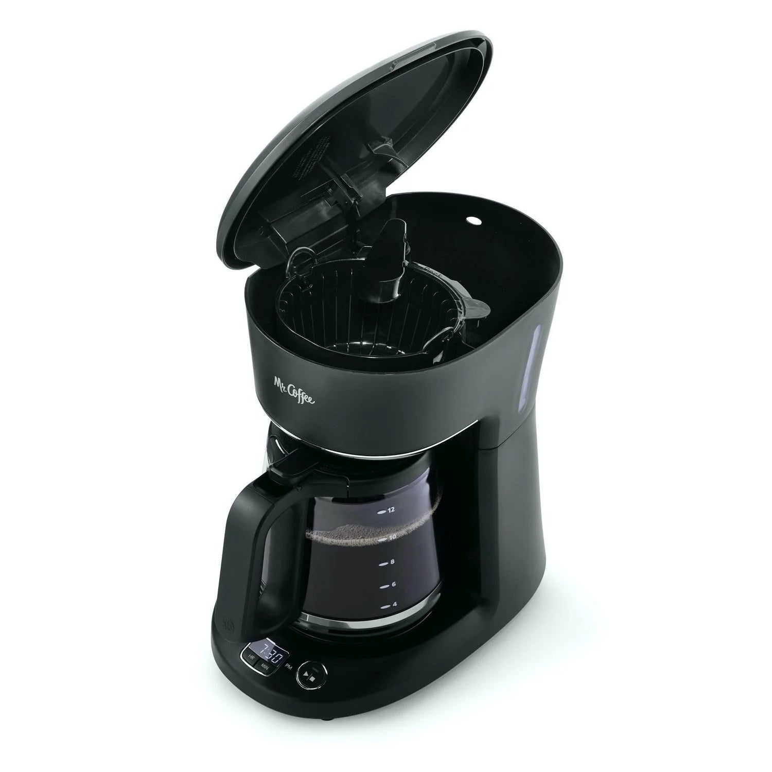 Programmable Coffee Maker, 12 Cup Capacity, Black Q64375