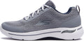 Skechers Men's Gowalk Arch Fit-Athletic Workout Walking Shoe with Air Cooled Foam Sneaker, Grey/Navy, 9