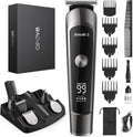 OPOVE Electric Beard Trimmer for Men, All-in-1 Multi-Grooming Hair Trimmer Kit, Manscape, Body, Nose Trimmer, Cordless Clippers with Waterproof and 115min Run Time, Xmulti 3
