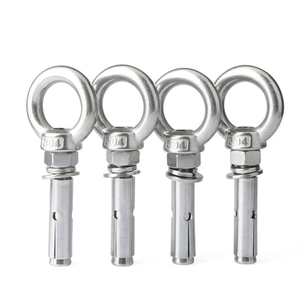 M8x90mm 304 Stainless Steel Lifting Eye Bolt with Expansion Sleeve Q656820