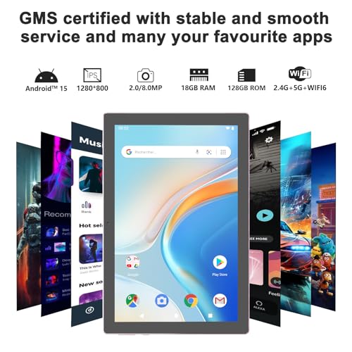 10 inch 2 in 1 Tablet with Keyboard Mouse Case Stylus, 8GB+64GB, IPS Touch Screen G53405
