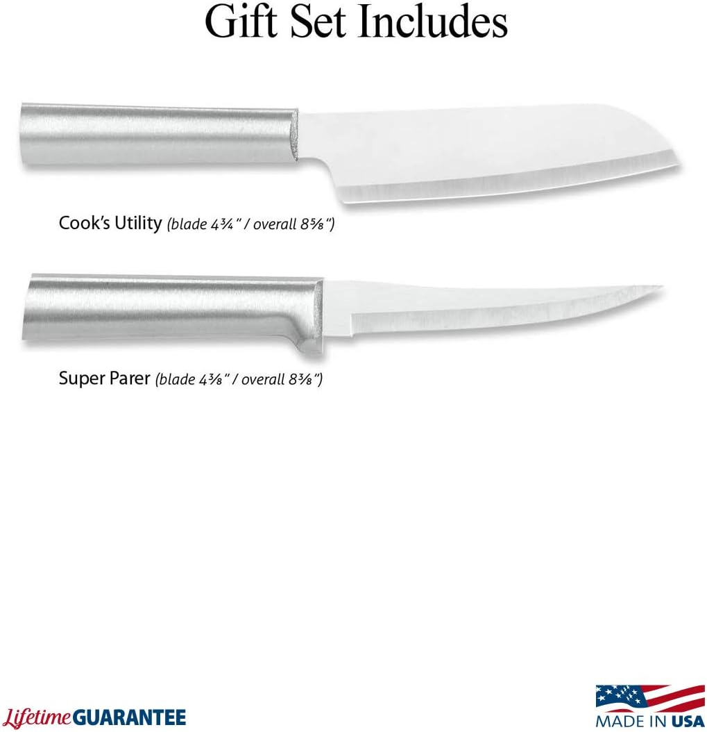 Two Piece Stainless Steel Knife Gift Set, 8 Inches R568
