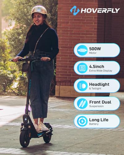 Electric Scooter for Adults, 20Mph Top Speed, 500W Motor, Foldable Commuting Y6991
