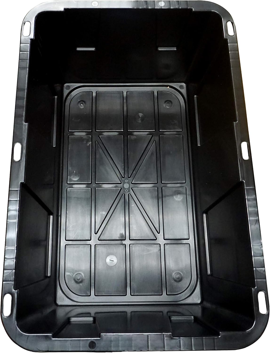 27 Gallon Heavy-Duty Plastic Storage Boxes with Lids, 4 Pack L522