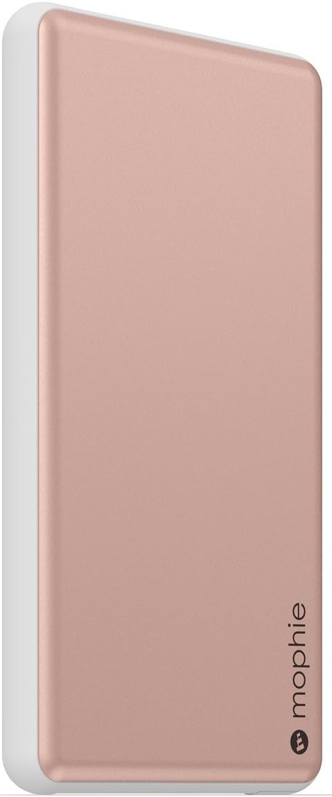 External Battery with Built-in Cables for Smartphones, Rose Gold, 2-Pack A862436