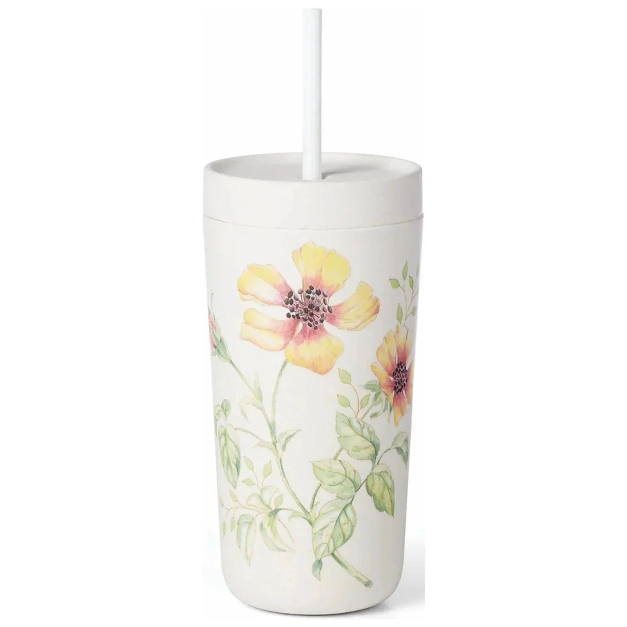Bamboo Tumbler With Straw N200