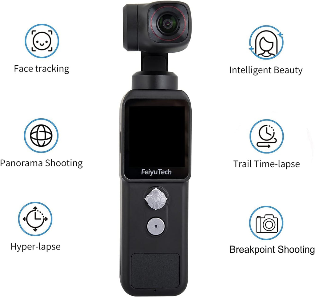 Wearable Action Camera Handle 3-Axis Stabilizer Gimbal with 4K Video F757