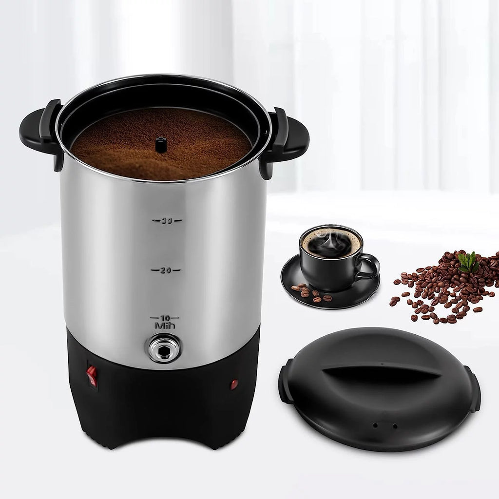 5.2L Stainless Steel Coffee Urn Dispenser with Spigot C422