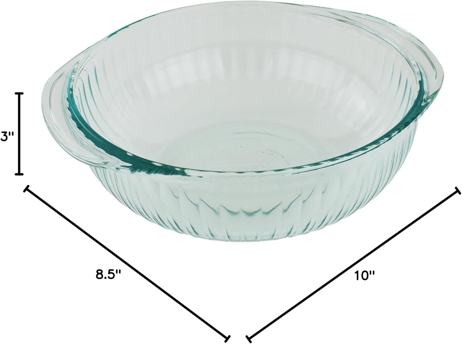 Clear 2-Quart Glass Serving Bowl K9952