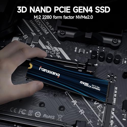 NVMe SSD 500GB PCIe 4.0 M.2 2280 Internal Solid State Drive E32479