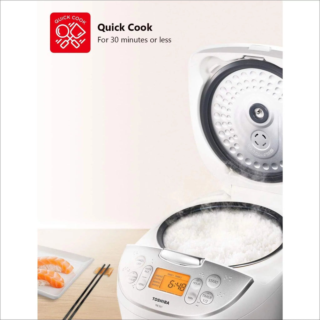 Rice Cooker 6 Cups with Fuzzy Logic and One-Touch Cooking B149