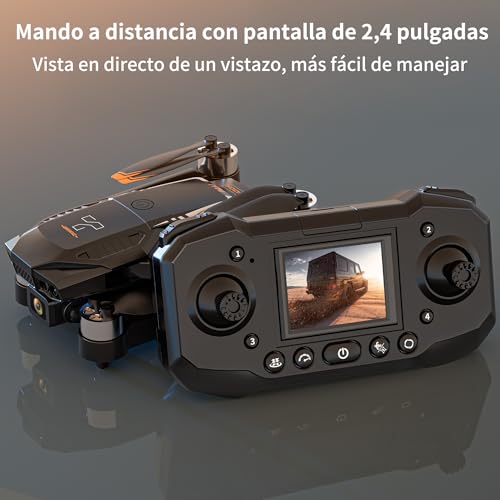 Drone with 2.4" Screen, Brushless Motor FPV Camera for Adults L455558